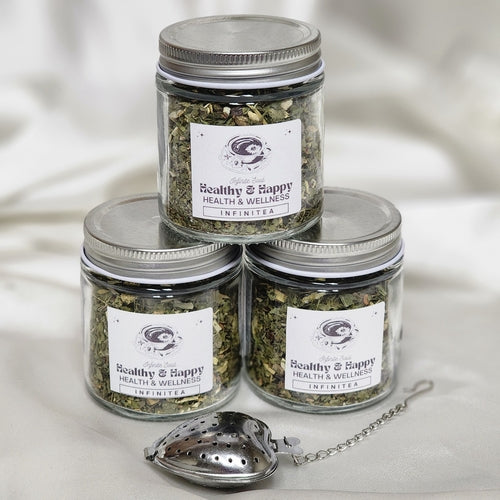 Infinitea Healthy & Happy: Health & Wellness Organic Herbal Tea Blend