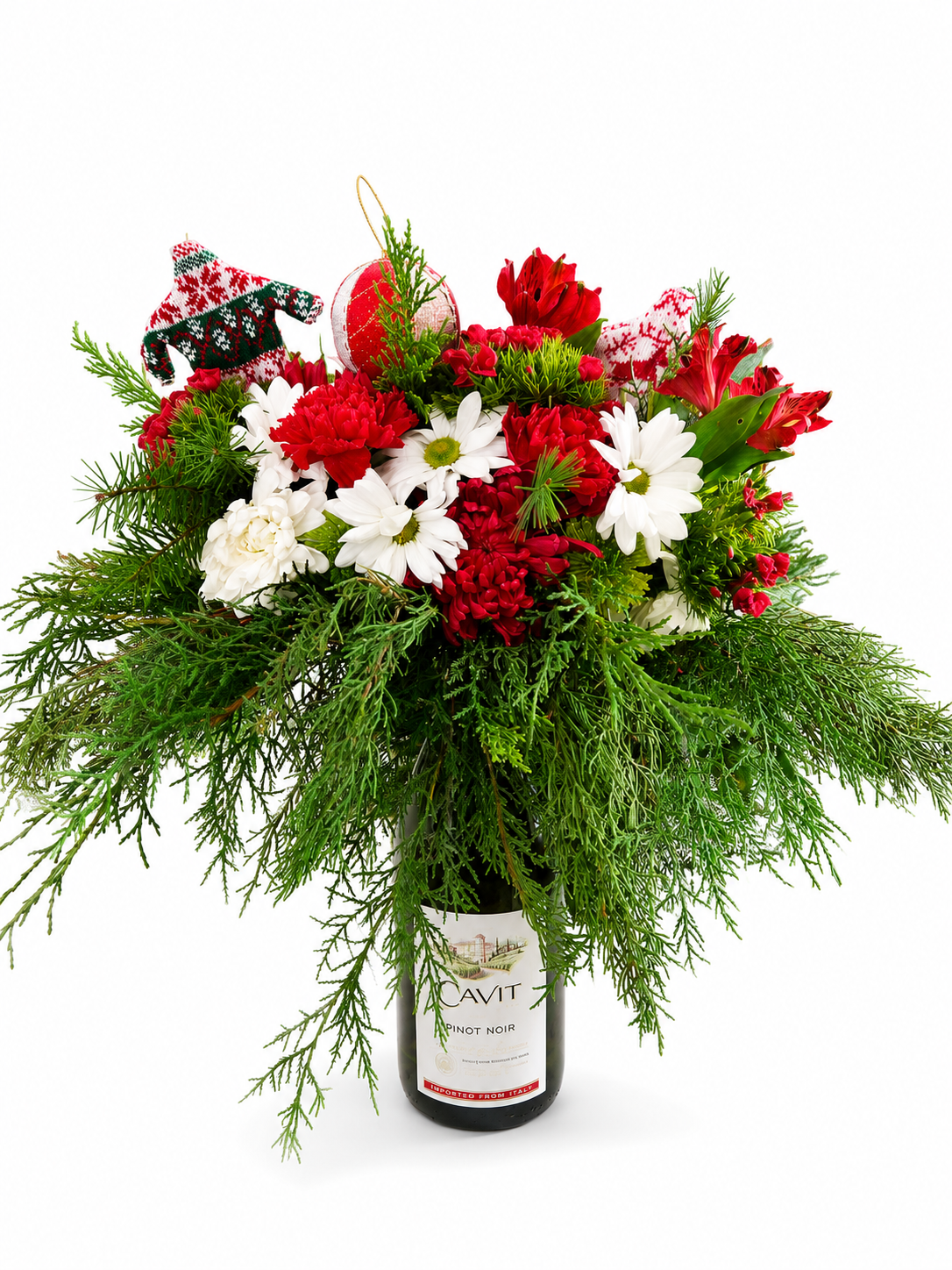 Wine Bottle Bouquet
