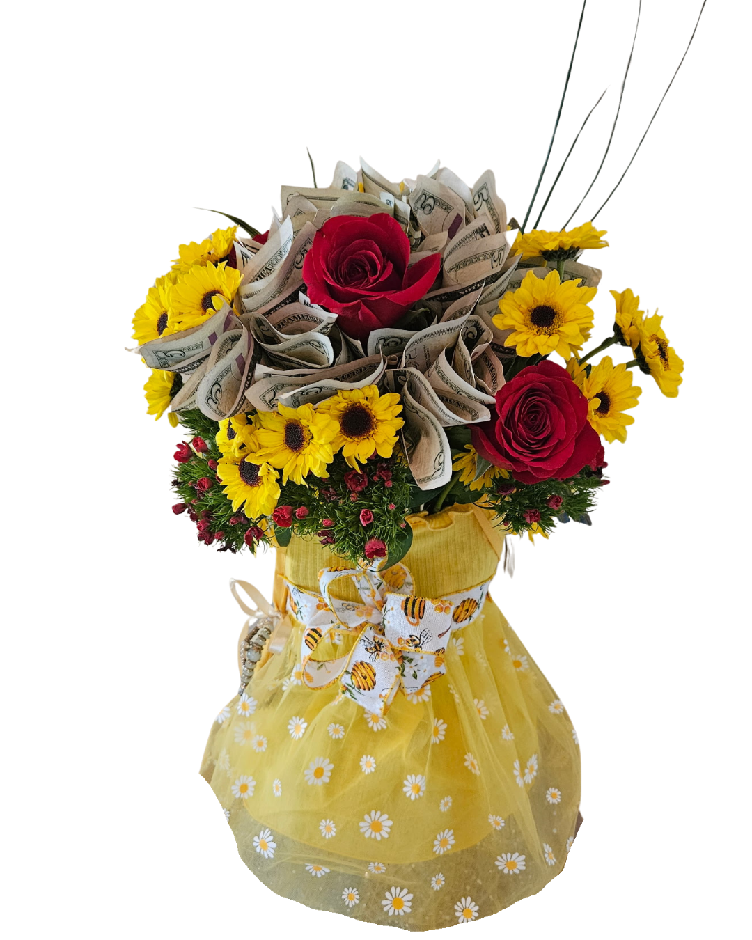 Sunflower Dress Bouquet